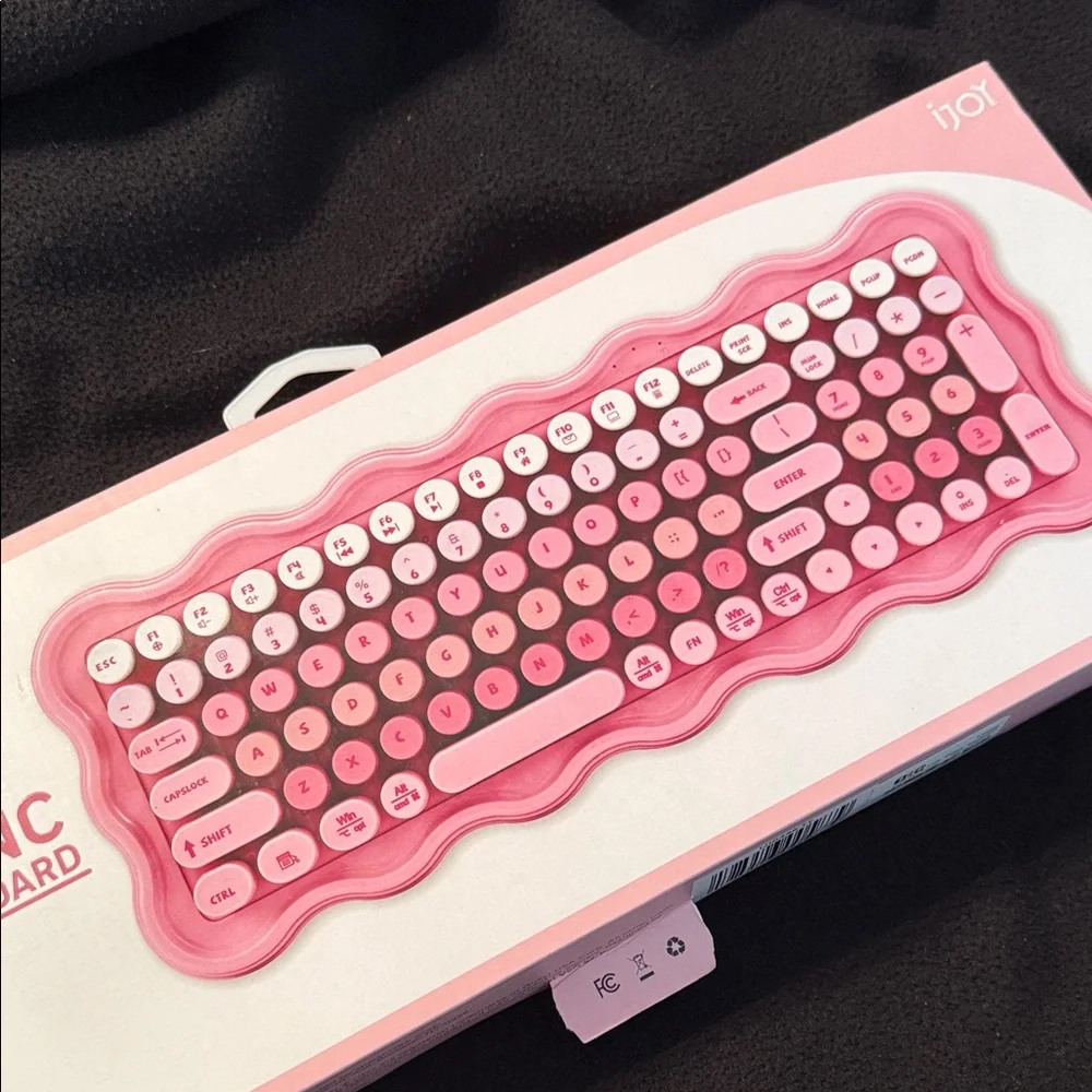 iJoy Wave Sync Pink Wireless Keyboard